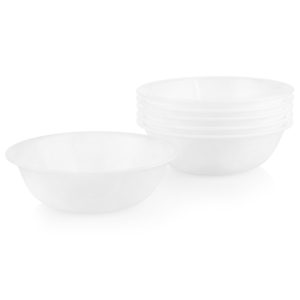 Corelle Winter Frost White 18-ounce Cereal Bowls. 6-pack