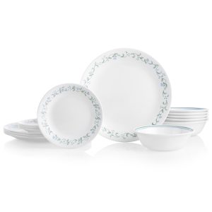 Corelle Country Cottage 18-piece Dinnerware Set. Service for 6