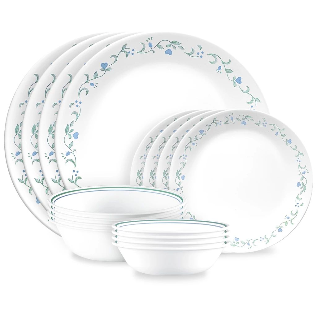 Corelle Country Cottage 16-piece Mugless Dinnerware Set. Service for 4