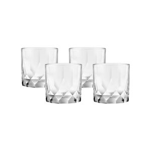 Ocean Glass Cienna Rocks Glasses (4-Pieces). 12-ounce. dishwasher Safe