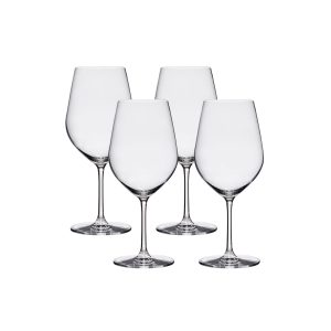 Lucaris Tokyo Temptation Bordeaux Glasses (4-Pieces). 21-ounce. Dishwasher Safe. Lead-free Crystalline