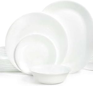 Corelle Winter Frost White 38-piece Dinnerware Set. Service for 12