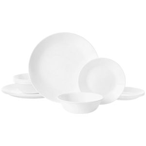 Corelle® Winter Frost White 12-piece Dinnerware Set. Service for 4