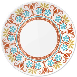 Corelle Global Collection Terracotta Dreams 10.25 Dinner Plate