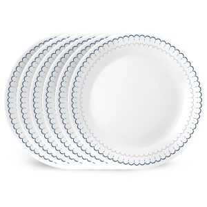 Corelle Caspian Lace 10.25 Dinner Plates. 6-pack