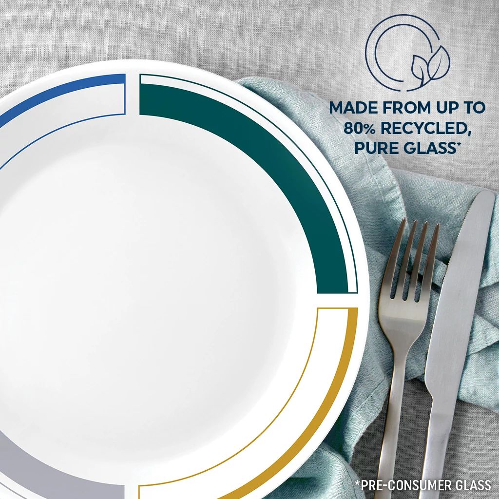 Corelle Color Block 10.25 Dinner Plate - Image 4