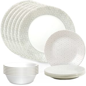 Corelle Knox 18-piece Dinnerware Set. Service for 6