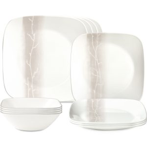 Corelle Wandering Groves 12-piece Dinnerware Set. Service for 4
