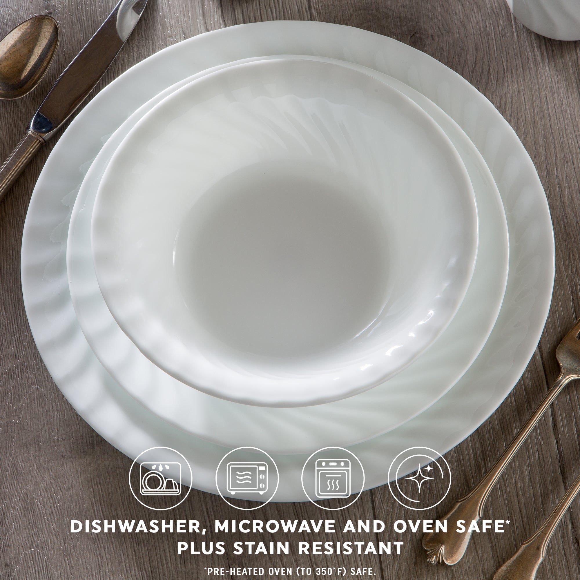 Corelle Enhancements 12-piece Dinnerware Set. Service for 4 - Image 4