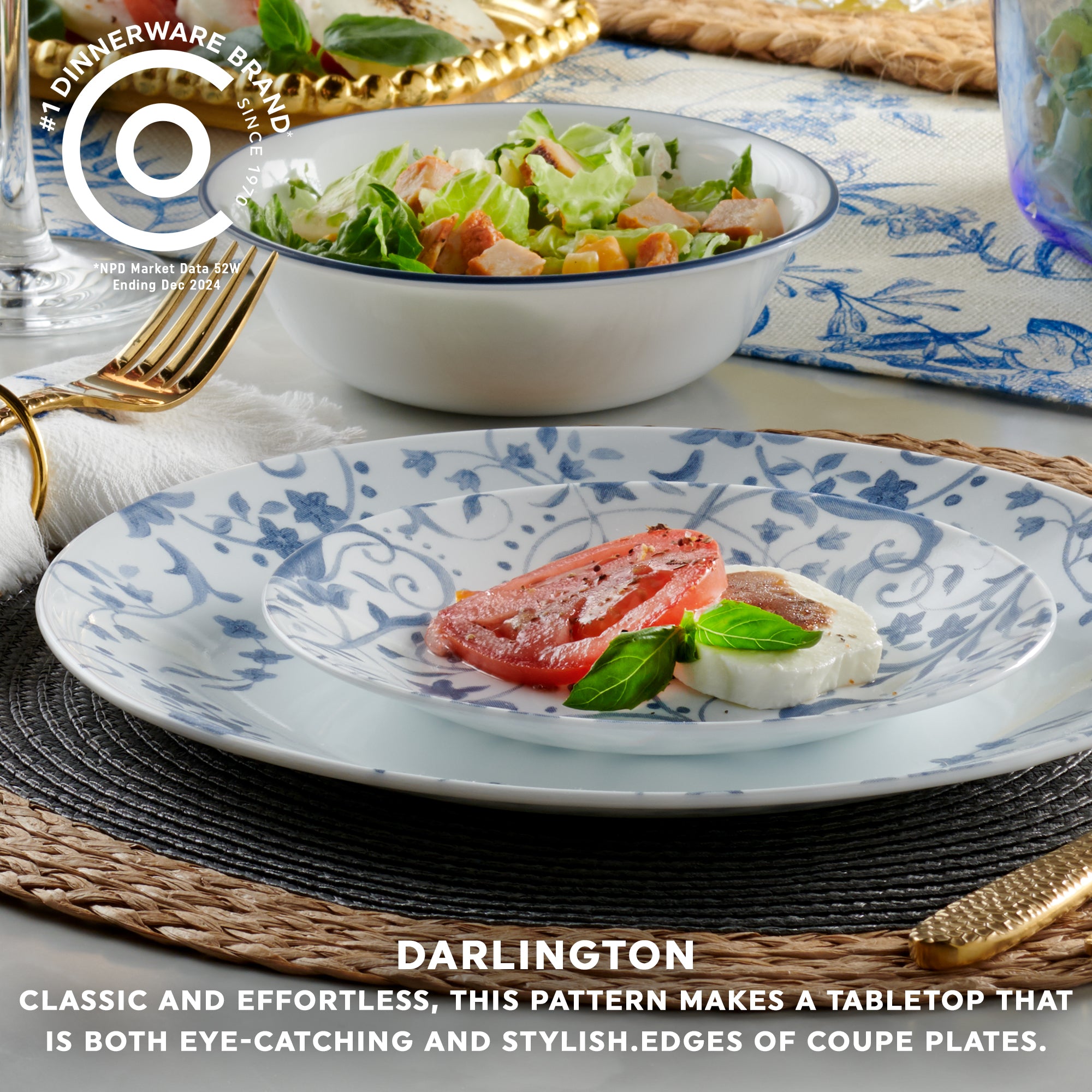 Corelle Darlington 10.25 Dinner Plate - Image 9