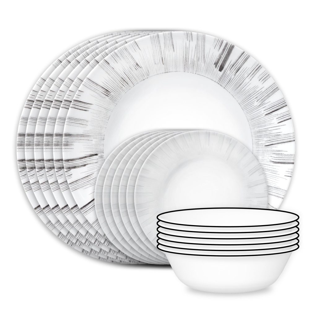 Corelle Arica 18-piece Dinnerware Set. Service for 6