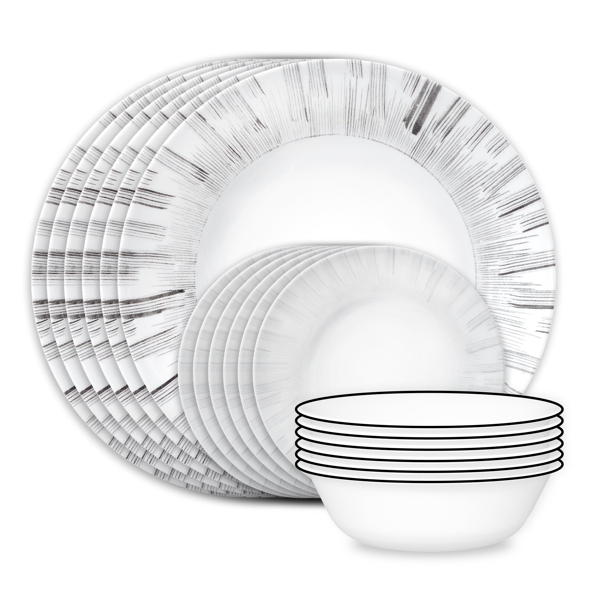 Corelle Arica 18-piece Dinnerware Set. Service for 6