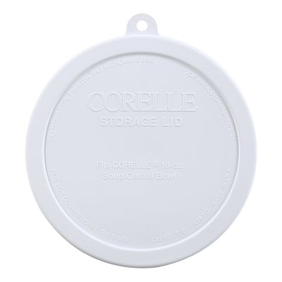 Corelle White Lid for 18-ounce Bowl