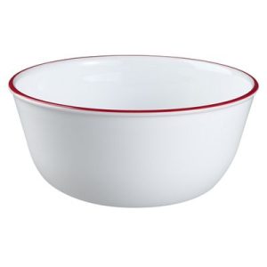 Corelle Red Banded 28-ounce Large Soup Bowl