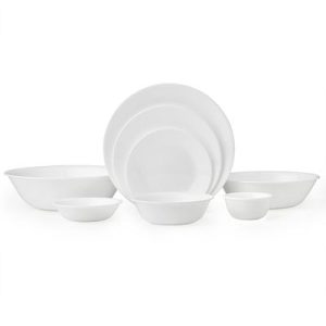 Corelle Winter Frost White 50-piece Dinnerware Set. Service for 8. EXCLUSIVE