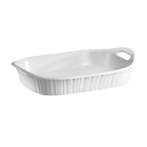CorningWare French White 3-quart Casserole Dish