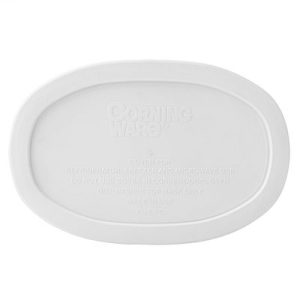 CorningWare French White Plastic Lid for 15-ounce Oval Baking Dish